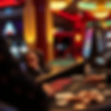 Elegant representation of online blackjack gameplay