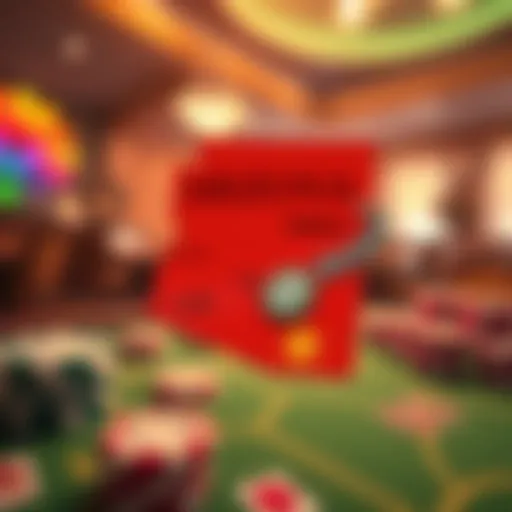 Arizona State Outline with Gambling Symbols