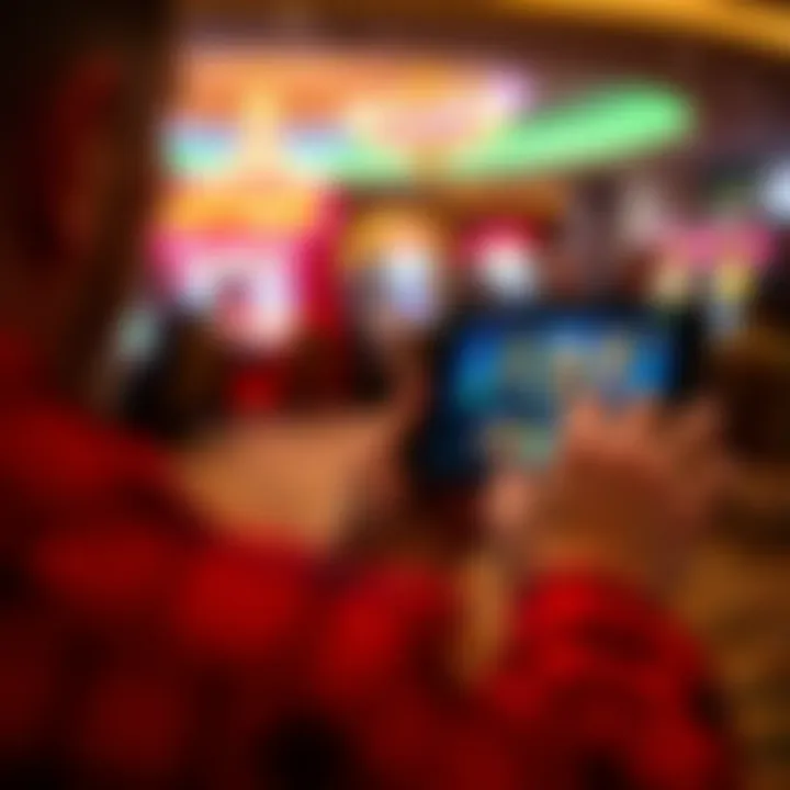 User Experience on Stake Casino Player engaging with the Stake Casino interface on a device