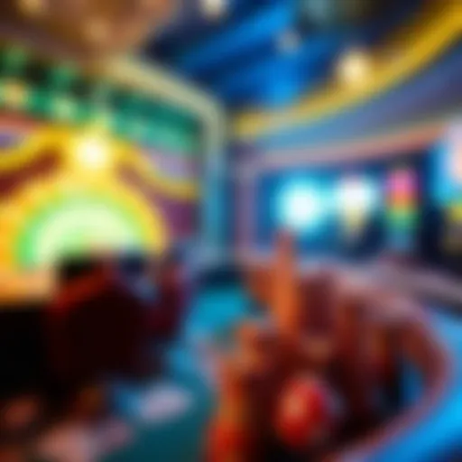 Visual representation of online casino bonuses