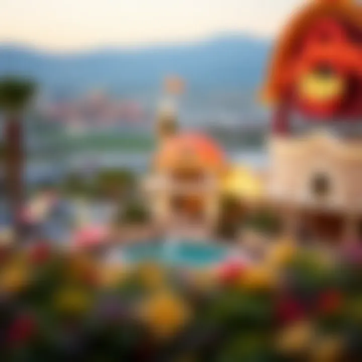 Iconic California Casino Landscape A scenic view of a California casino that hosts major poker tournaments