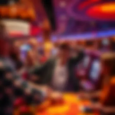 An engaging scene of players celebrating a big win