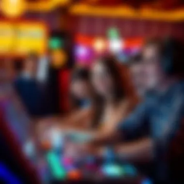 Virtual Bingo Experience with Players A captivating scene of players enjoying a bingo game together virtually, emphasizing the social aspect of online bingo.