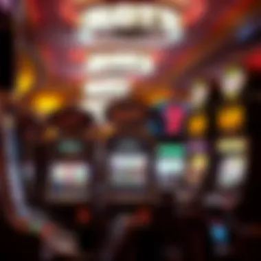 An artistic representation of various slot machine types, illustrating their unique features