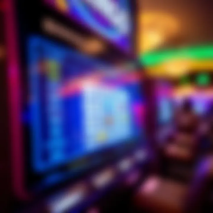 A glimpse of the bingo screen displaying numbers and calling schedule