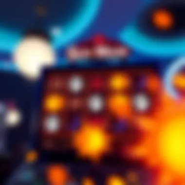 Sun and Moon Slot Gameplay Game screen displaying sun and moon slot features