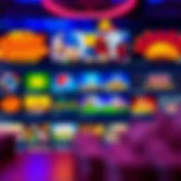A vibrant online gaming interface showcasing diverse casino games
