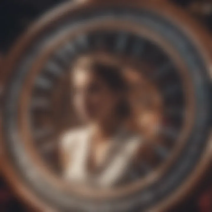 A close-up of a participant eagerly watching the wheel spin