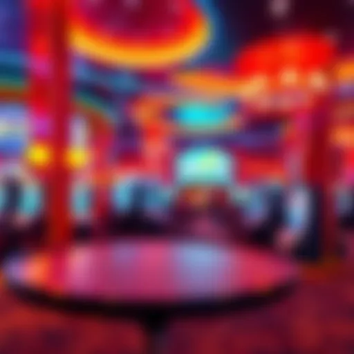 Vibrant Gaming Atmosphere at Rio Bet Casino Interior view of Rio Bet Casino showcasing vibrant gaming atmosphere