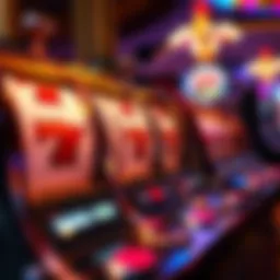 Illustration showcasing the intricate design of a hot roll slot machine