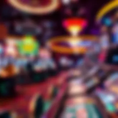 A vibrant casino floor alive with excitement and energy
