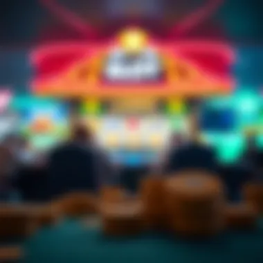 Conceptual image depicting player engagement in gaming