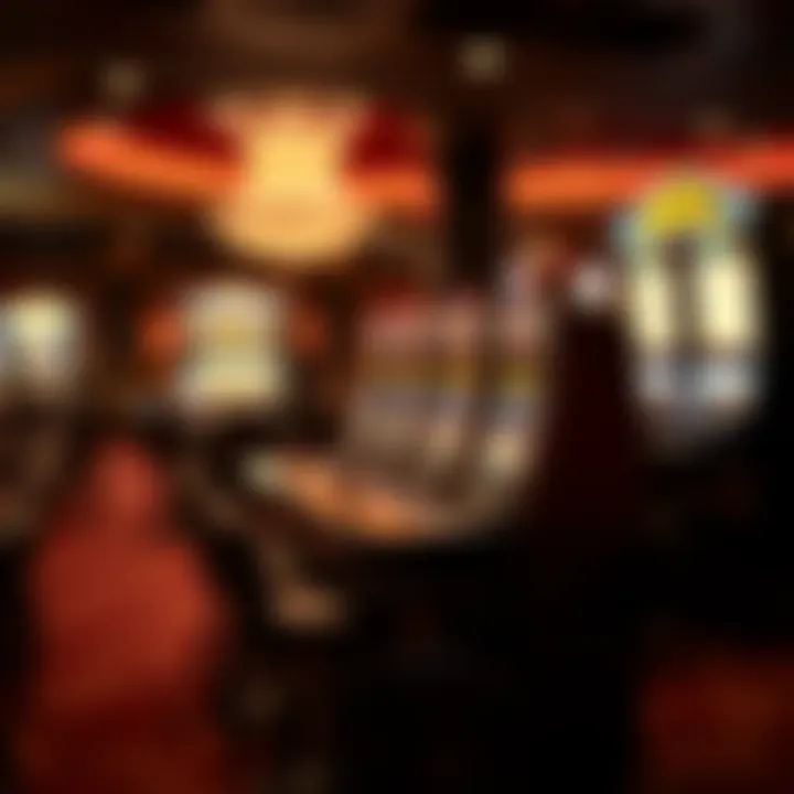 A serene setting emphasizing responsible gambling practices