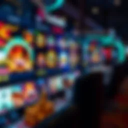 A vibrant online social casino interface showcasing various games