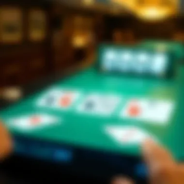 A digital version of solitaire showcasing various gameplay options