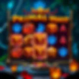 A vibrant depiction of the Primal Hunt slot game interface showcasing its unique symbols and layout