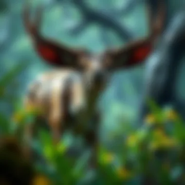 An artistic representation of the themes of wildlife and adventure in the Primal Hunt slot game