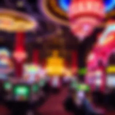 The Heartbeat of the Casino A vibrant casino floor bustling with activity and energy