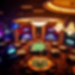 Aerial view of the Wynn Poker Tournament venue showcasing its luxurious setting