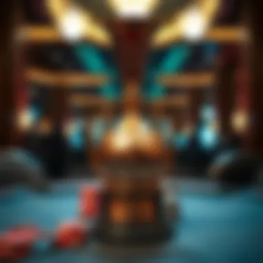 Trophy awarded to the winner of the Wynn Poker Tournament reflecting prestige