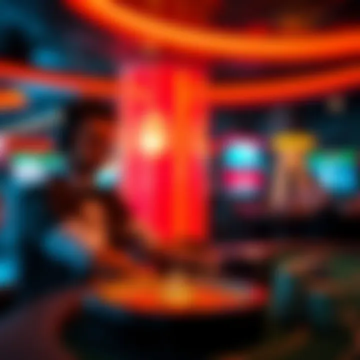 A visual representation of cybersecurity measures in online casinos