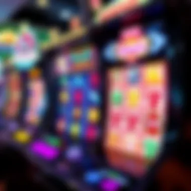 Engaging Vegas Slots Interface Vibrant Vegas Party Slots interface showcasing colorful symbols and features