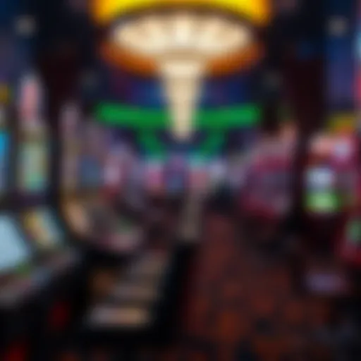 A captivating view of diverse gaming options at Wind Creek Games.