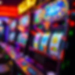 Colorful slot machine interface showcasing various themes