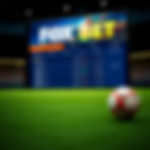 Fox Bet Sportsbook Interface An overview of the Fox Bet Sportsbook interface showcasing betting options