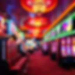 Vibrant casino floor filled with gaming options
