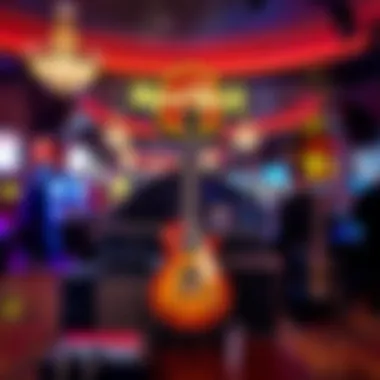 Iconic memorabilia showcasing music history at Hard Rock Casino Florida