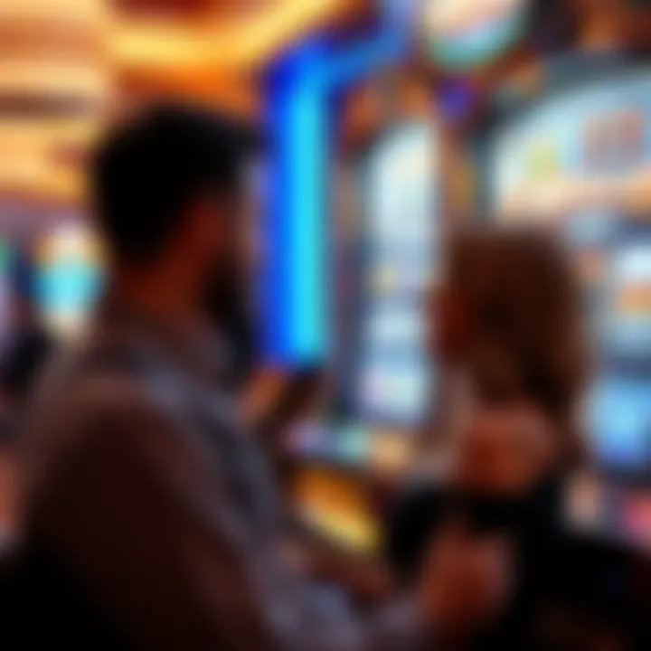 A high-stakes player engaged with a whale slot machine.