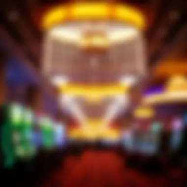 Overview of casino event showcasing promotions