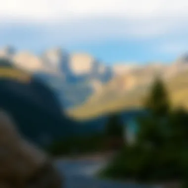 A scenic view of Colorado's mountainous landscape.