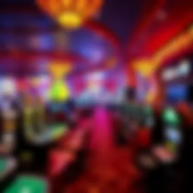 A vibrant gaming floor filled with casino amenities