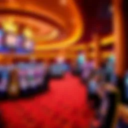 A panoramic view of the Isle Casino Waterloo showcasing its vibrant gaming floor