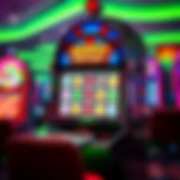 Colorful display of Jackpot Block Party slot machine