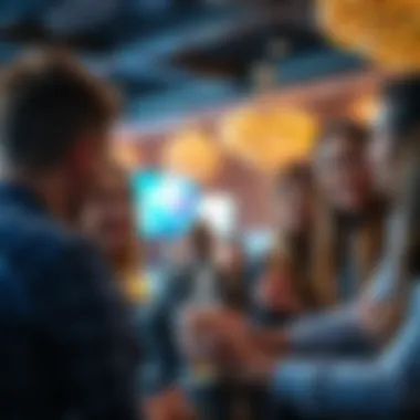 Fostering Knowledge and Collaboration Group of students engaging in discussion