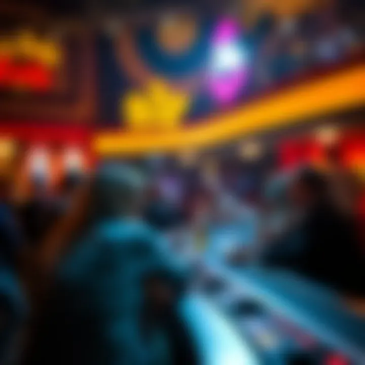 Live Entertainment and Atmosphere at Lucky Lady Guests enjoying live entertainment and performances at the casino