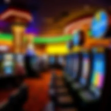 A vibrant gaming floor at Mario's Golden Nugget, filled with various gaming options.