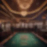 A serene casino environment depicting the allure of gambling.