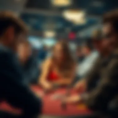 Group of players enjoying a competitive mixed game session