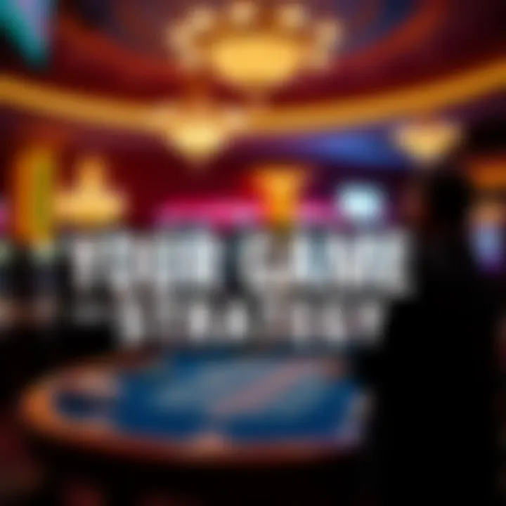 Strategic gaming tips showcased in a casino setting