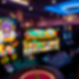 A vibrant online casino interface showcasing popular games