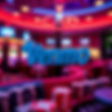 Venmo logo with casino elements