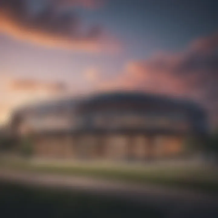 A landscape view of Minnesota highlighting sports venues