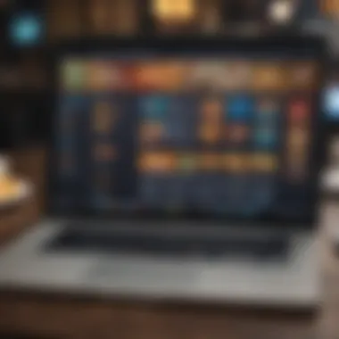 Online Transaction Security Features A secure online transaction interface on a laptop screen