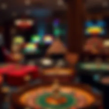 Diverse Casino Game Selection for Entertainment Selection of casino games displayed for guests