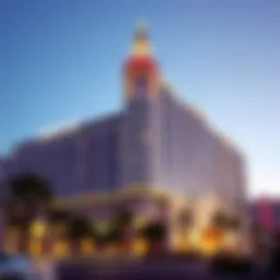 Exterior view of The Cosmopolitan Las Vegas showcasing modern architecture