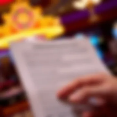 A clear depiction of terms and conditions related to free play offers